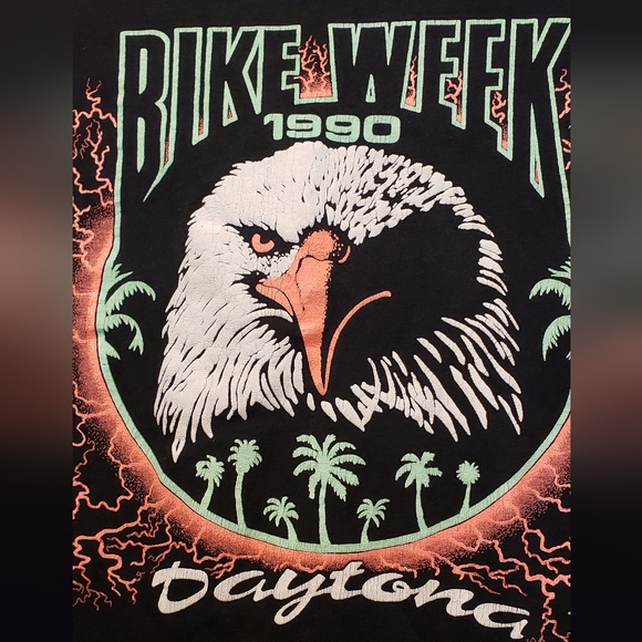 Harley Davidson T-shirt 1990s Daytona XL - Picture 2 of 4